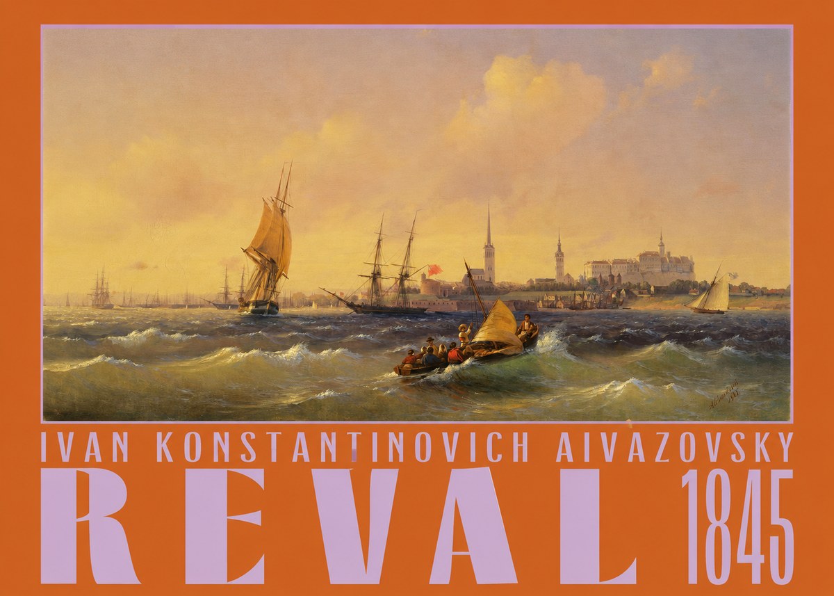 Ivan Konstantinovich Aivazovsky Reval No3 - Poszter