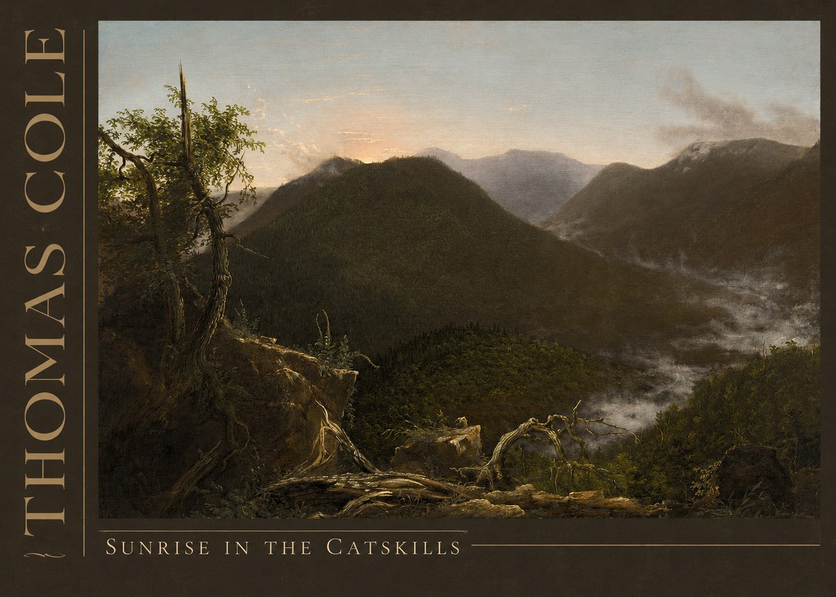 Thomas Cole Sunrise in the Catskills II No3 - Poszter