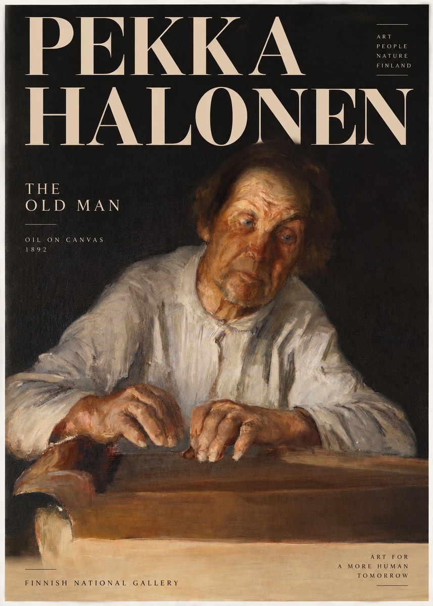 Pekka Halonen The Old Man No2 - Poszter