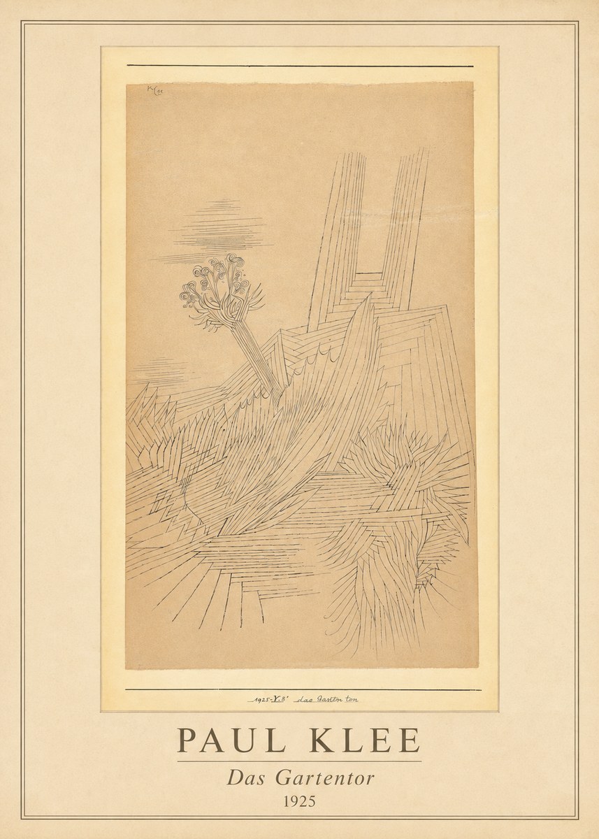 Paul Klee Das Gartentor II No1 - Poszter