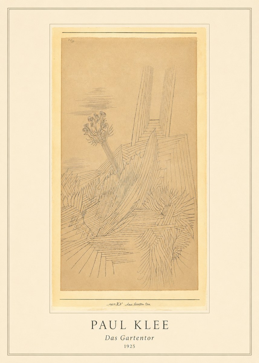 Paul Klee Das Gartentor II No5 - Poszter