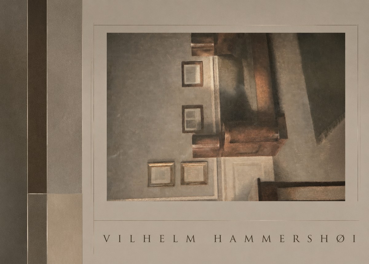Vilhelm Hammershøi Interior II No2 - Poszter