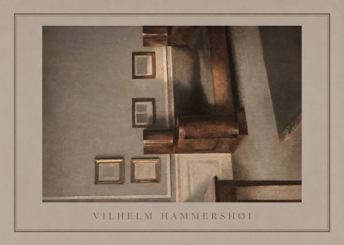 Vilhelm Hammershøi Interior II No3 - Poszter