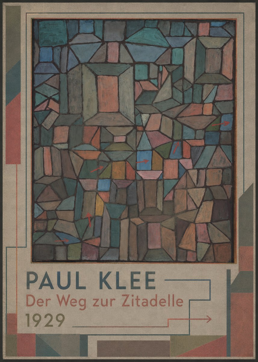 Paul Klee Der Weg Zur Zitadelle No1 - Poszter