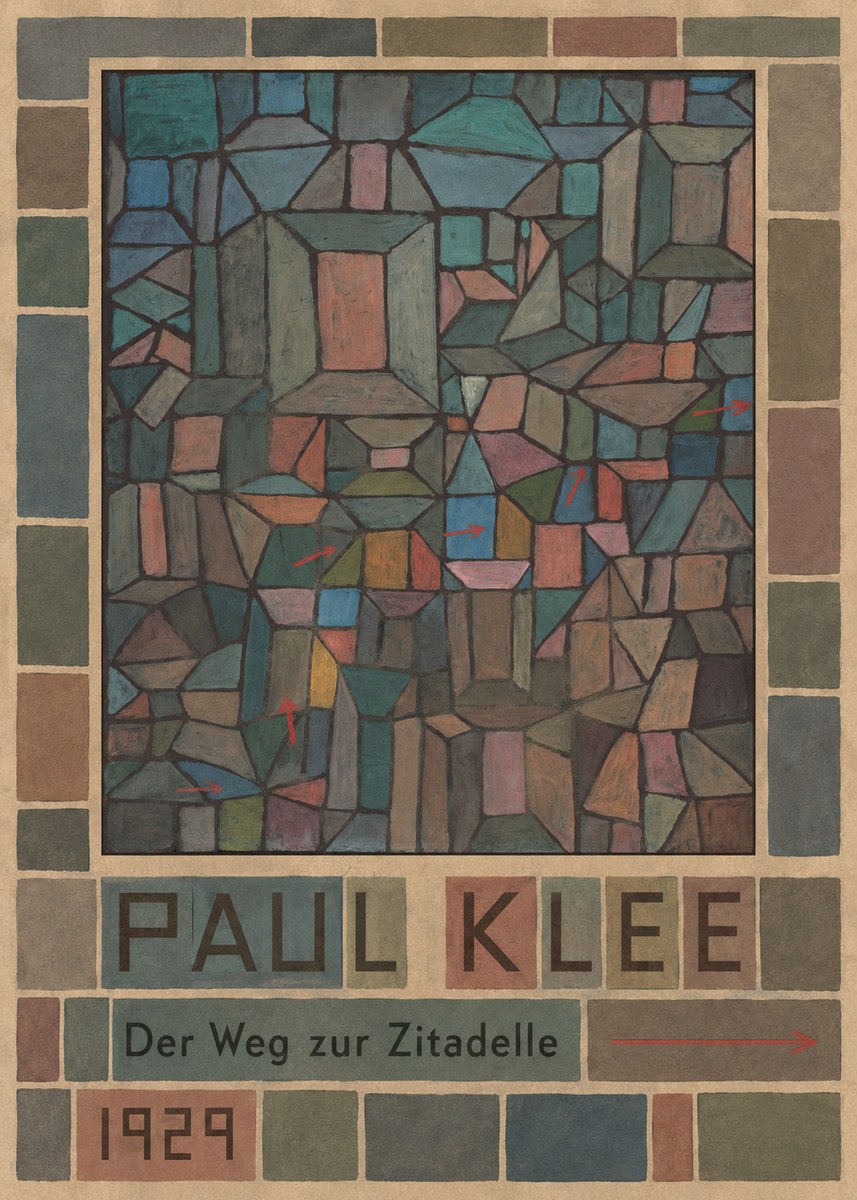 Paul Klee Der Weg Zur Zitadelle No5 - Poszter