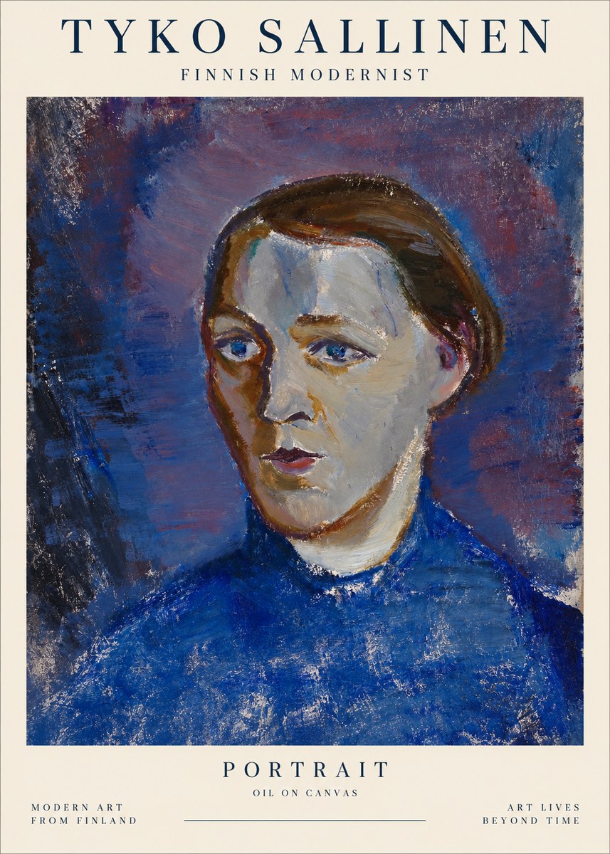 Tyko Sallinen Portrait II No1 - Poszter