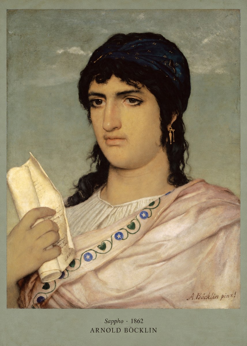 Arnold Böcklin Sappho No2 - Poszter