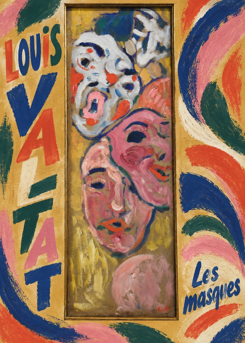 Louis Valtat Les Masques No2 - Poszter
