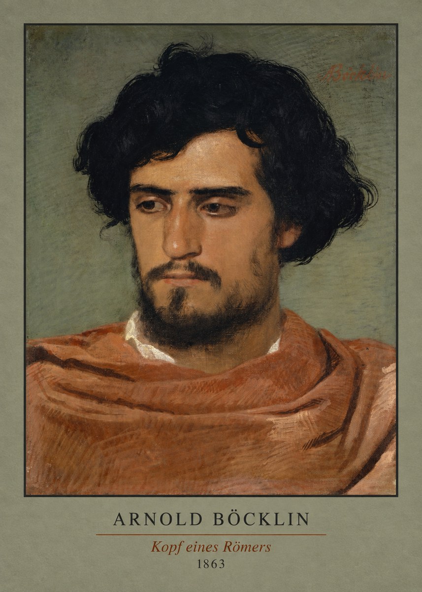 Arnold Böcklin Kopf Eines Römers No3 - Poszter