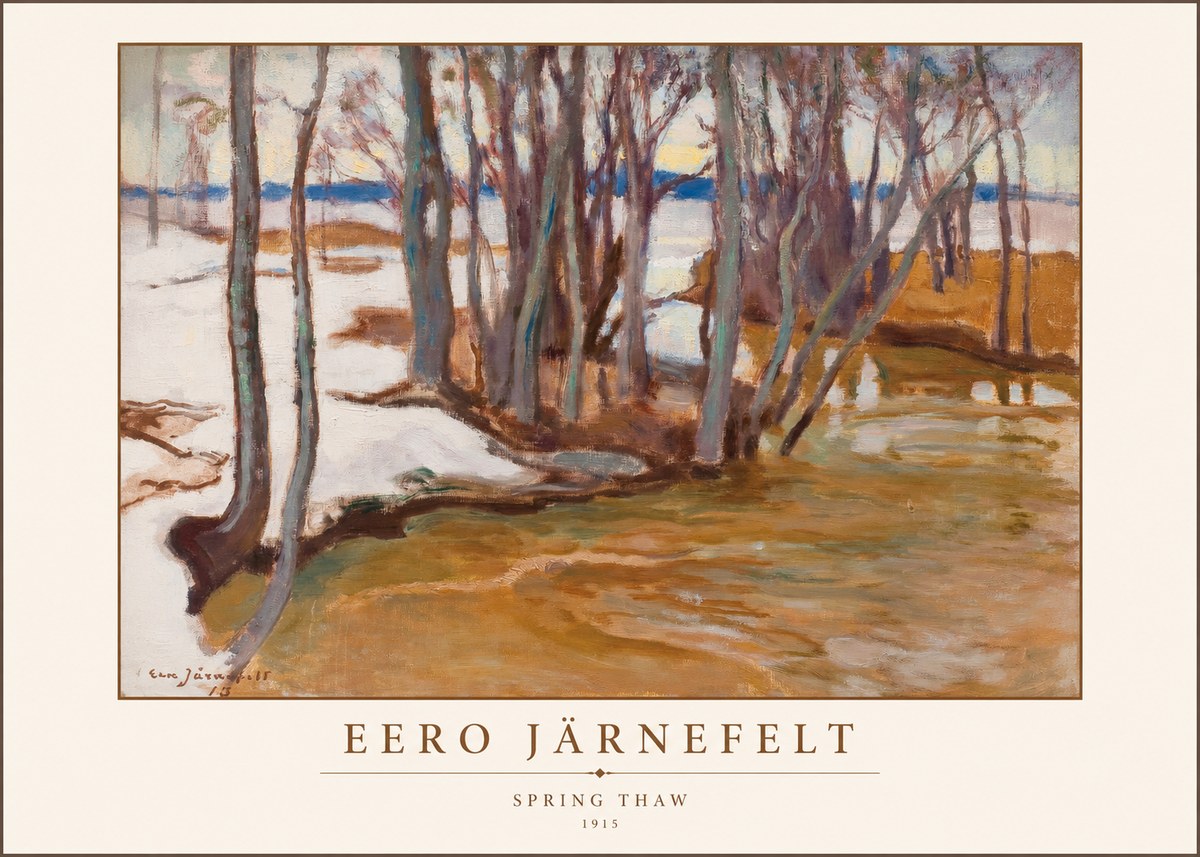 Eero Järnefelt Spring Thaw No1 - Poszter