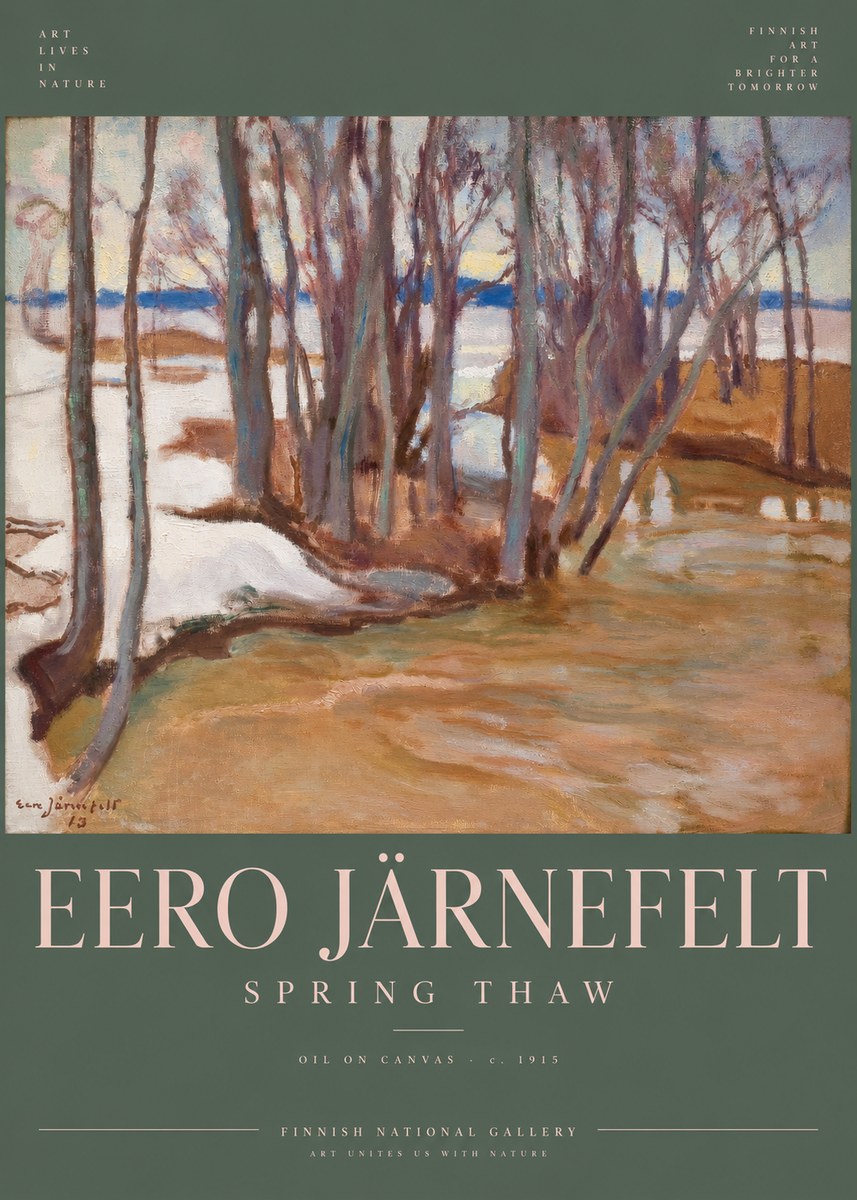 Eero Järnefelt Spring Thaw No6 - Poszter