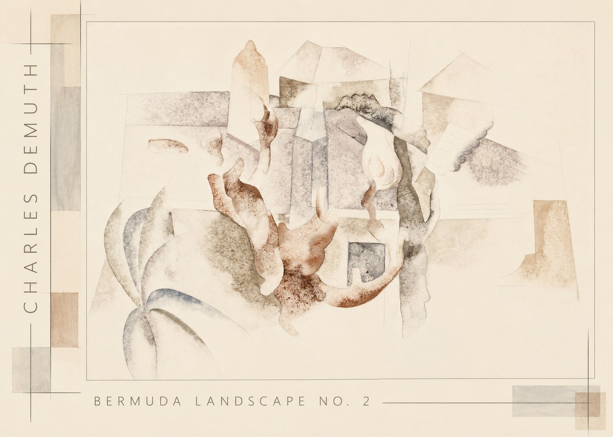 Charles Demuth Bermuda Landscape No. 2 No2 - Poszter