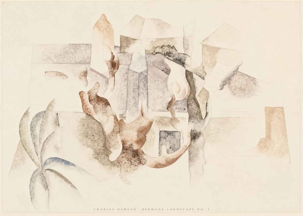 Charles Demuth Bermuda Landscape No. 2 No6 - Poszter