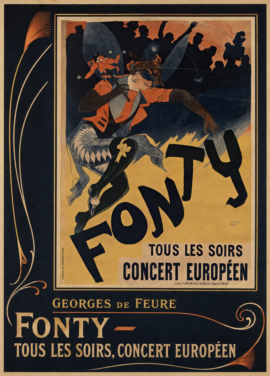Georges de Feure Fonty III No6 - Poszter