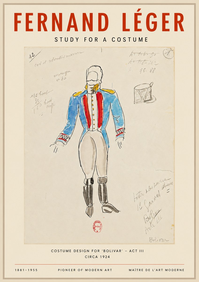 Fernand Léger Bolivar Acte Iii No3 - Poszter