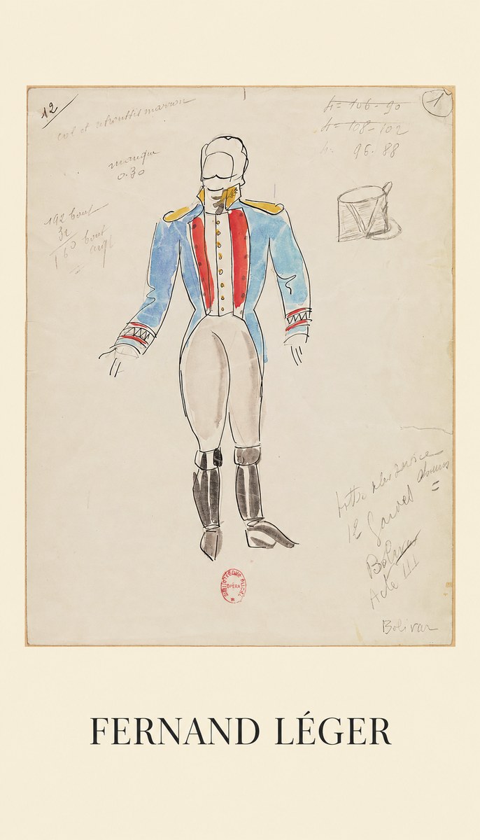 Fernand Léger Bolivar Acte Iii No6 - Poszter
