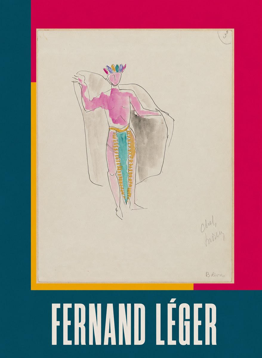 Fernand Léger Cheval, Indien No3 - Poszter