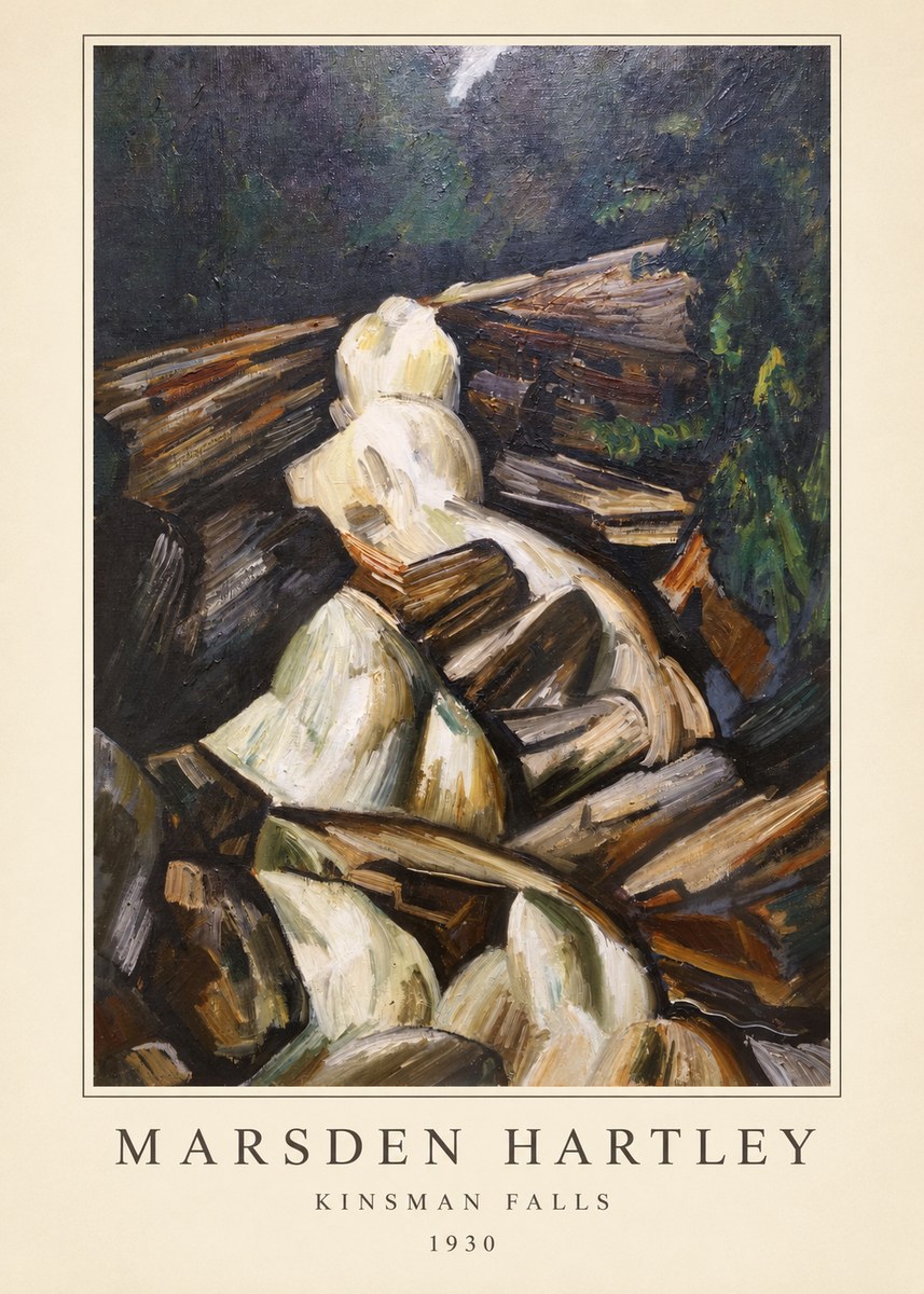 Marsden Hartley Kinsman Falls No3 - Poszter