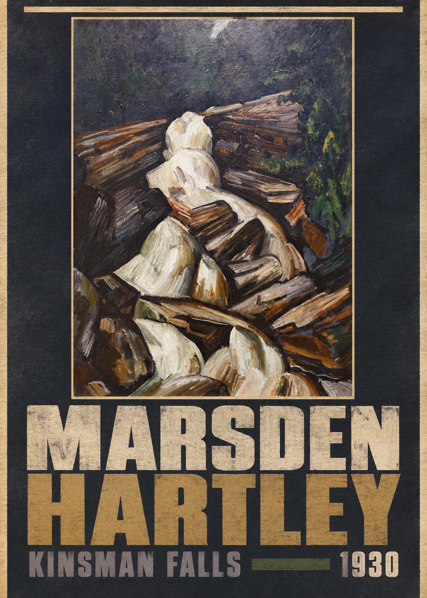 Marsden Hartley Kinsman Falls No5 - Poszter