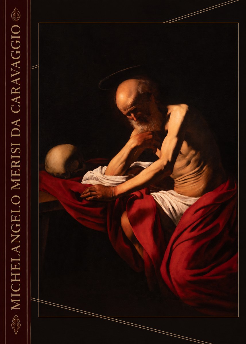 Michelangelo Merisi da Caravaggio Saint Jerome in Meditation II No2 - Poszter