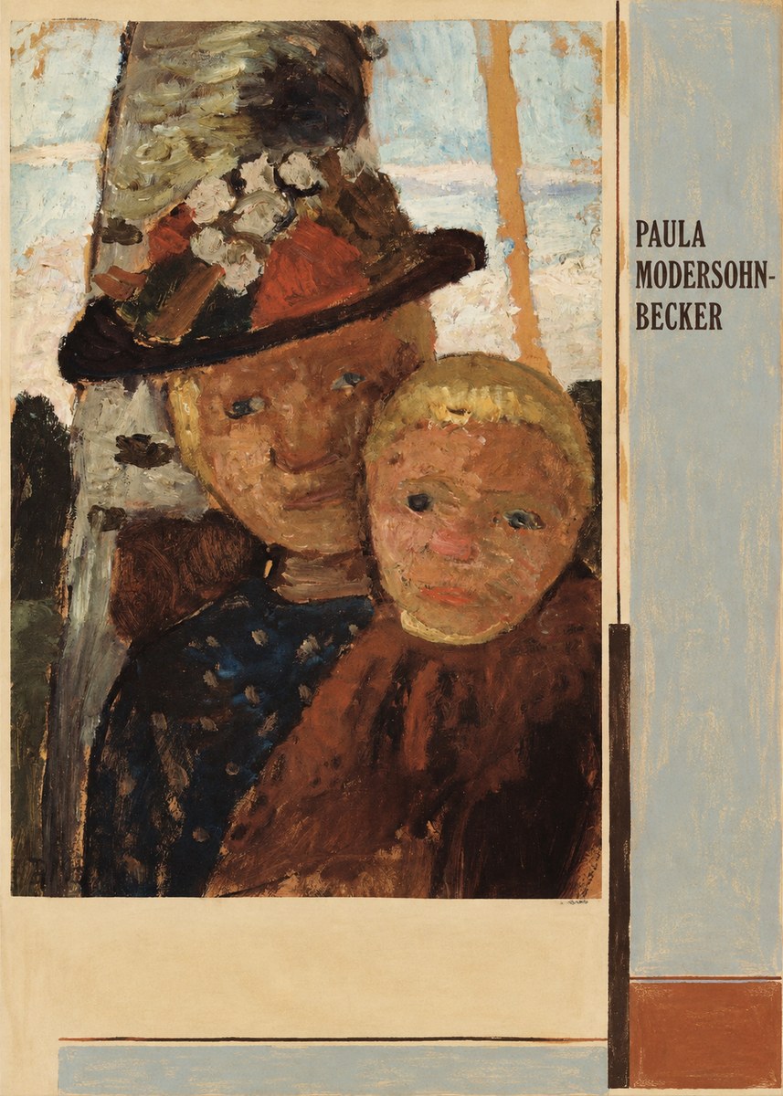 Paula Modersohn-Becker Mother and Child with Hat No4 - Poszter