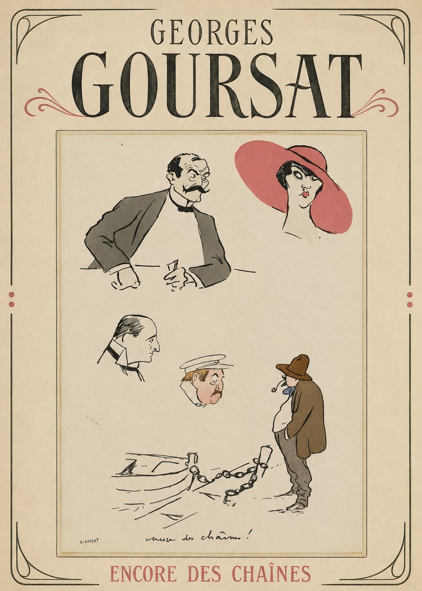 Georges Goursat Encore Des Chaînes! No1 - Poszter