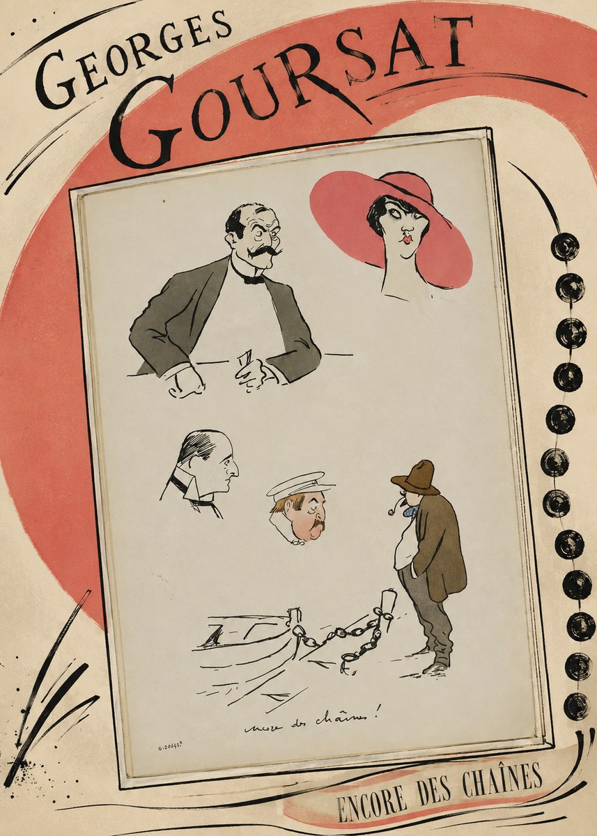 Georges Goursat Encore Des Chaînes! No6 - Poszter