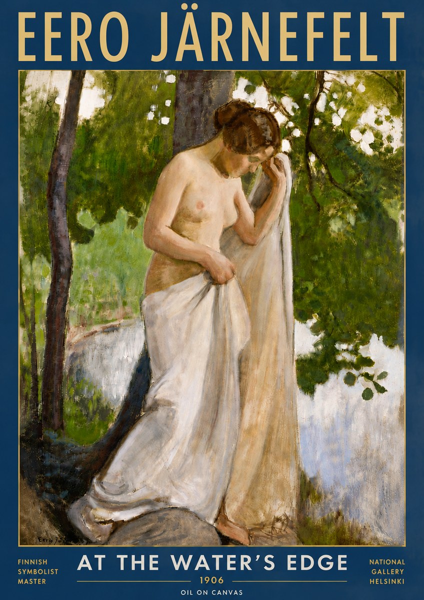 Eero Järnefelt At the Water's Edge No6 - Poszter