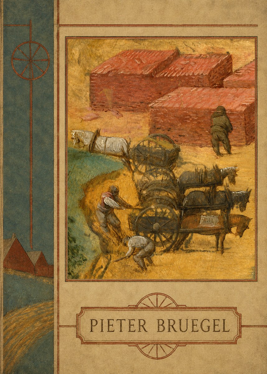 Pieter Bruegel The Brickmakers No2 - Poszter