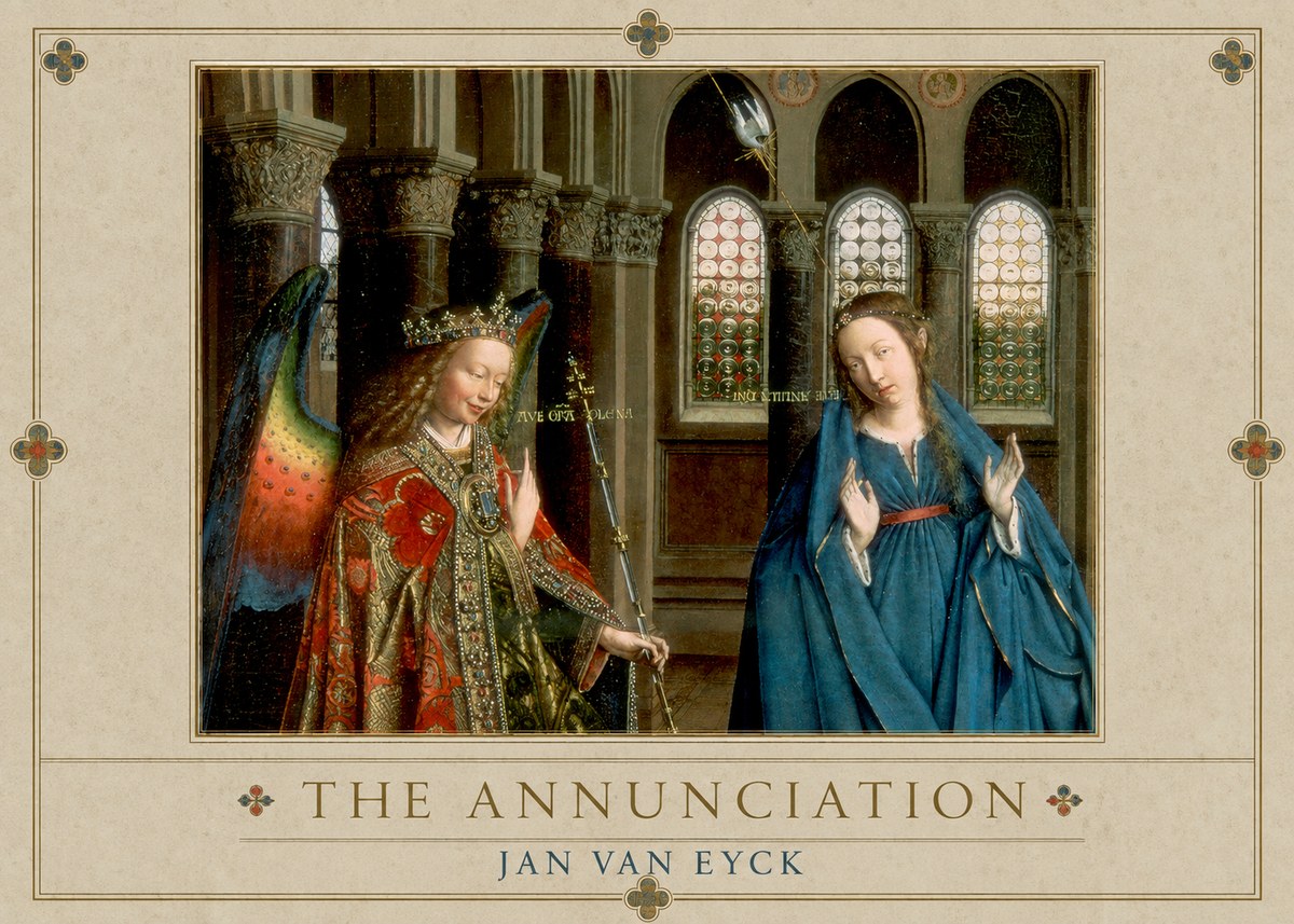 Jan van Eyck The Annunciation II No3 - Poszter