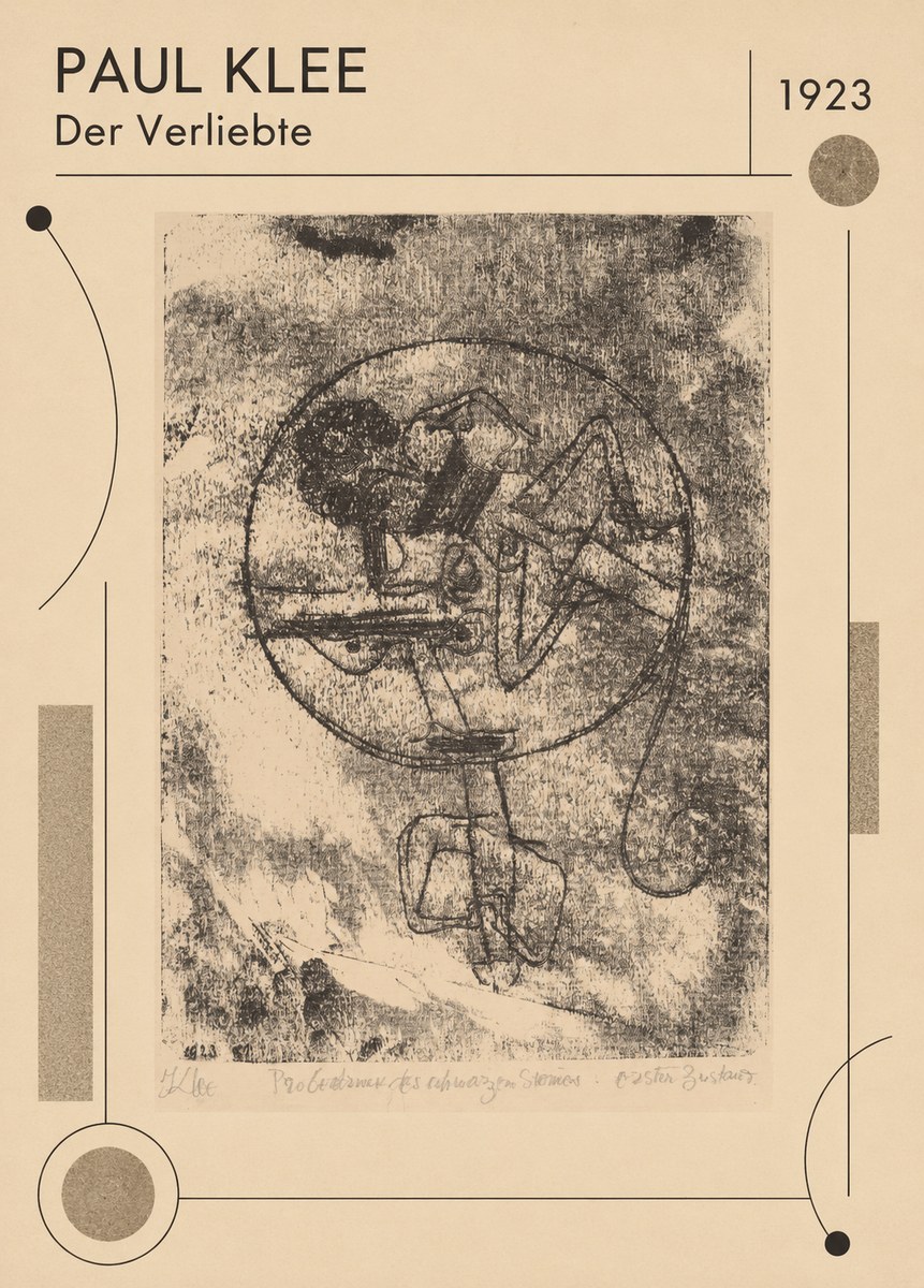 Paul Klee Der Verliebte III No1 - Poszter