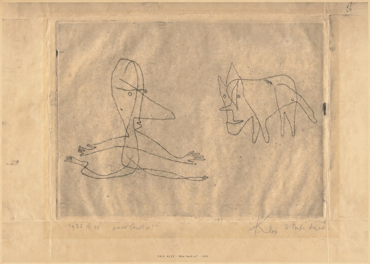 Paul Klee Was Läuft Er? No6 - Poszter