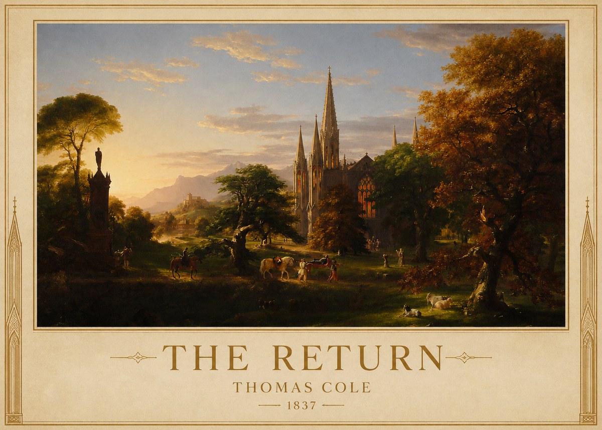 Thomas Cole The Return III No1 - Poszter