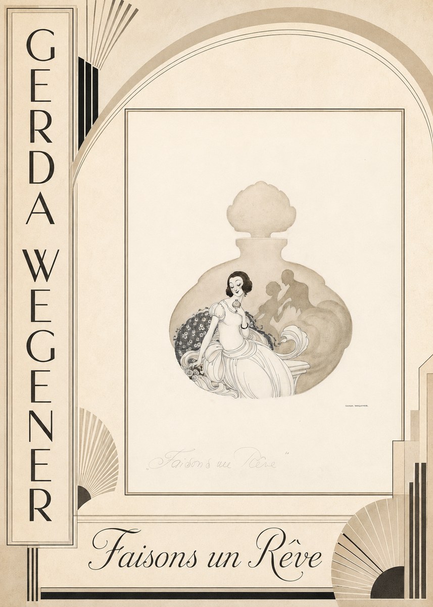 Gerda Wegener Faisons Un Rêve No2 - Poszter