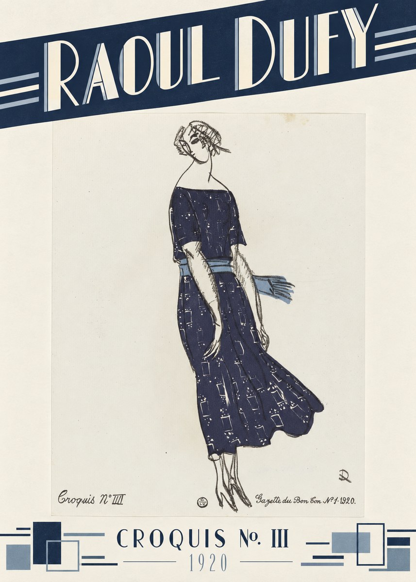 Raoul Dufy Croquis N°. Iii No5 - Poszter
