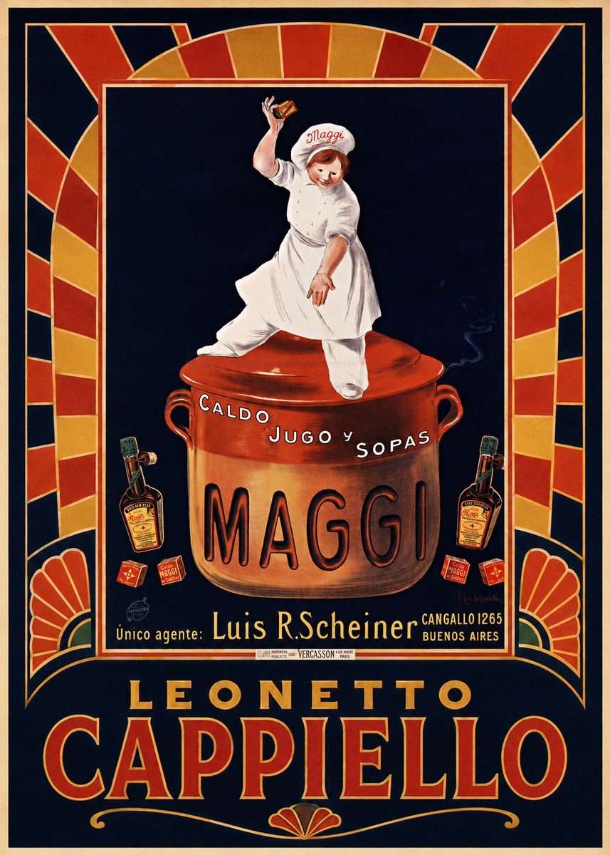 Leonetto Cappiello Maggi No2 - Poszter