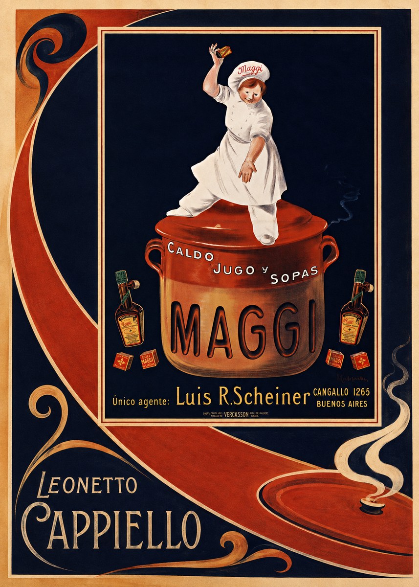 Leonetto Cappiello Maggi No3 - Poszter