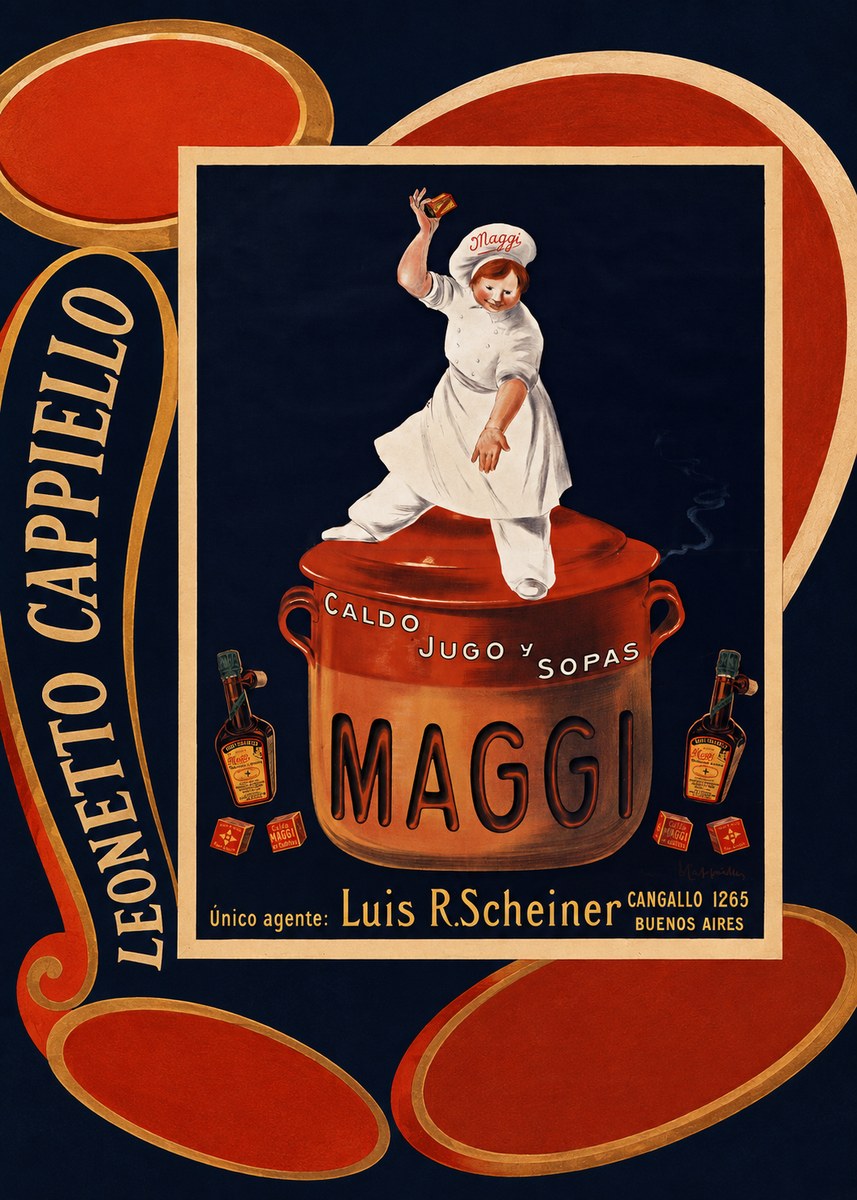 Leonetto Cappiello Maggi No4 - Poszter