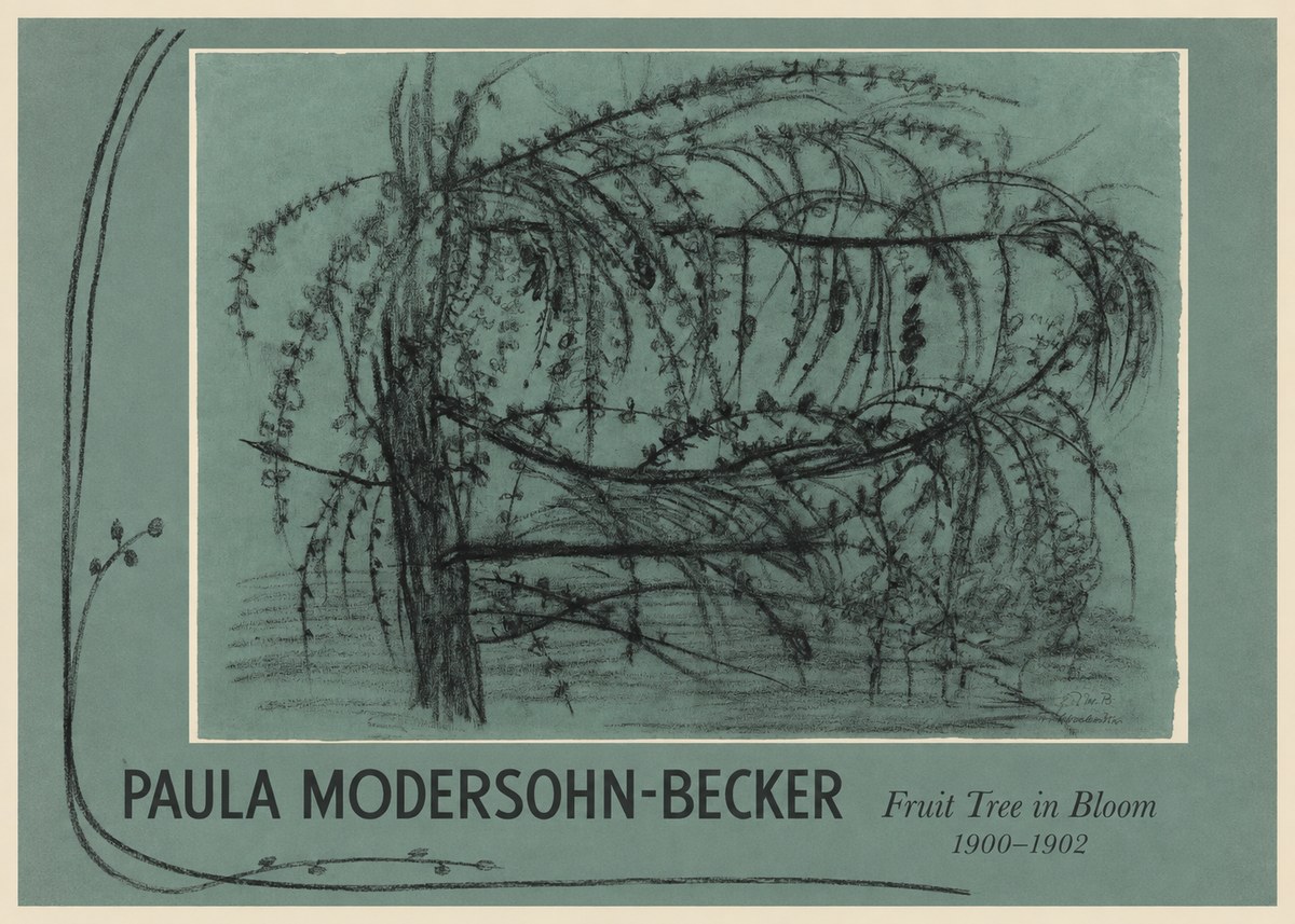 Paula Modersohn-Becker Fruit Tree in Bloom No1 - Poszter