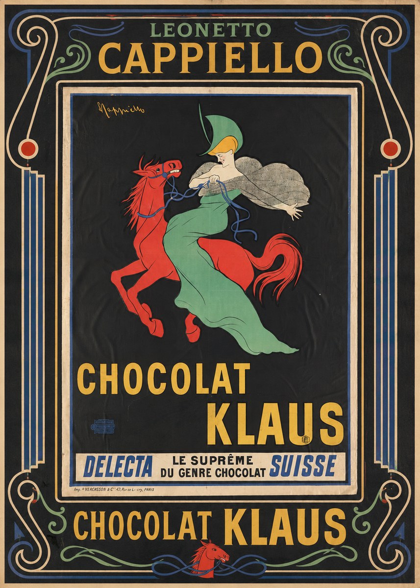 Leonetto Cappiello Chocolat Klaus III No1 - Poszter