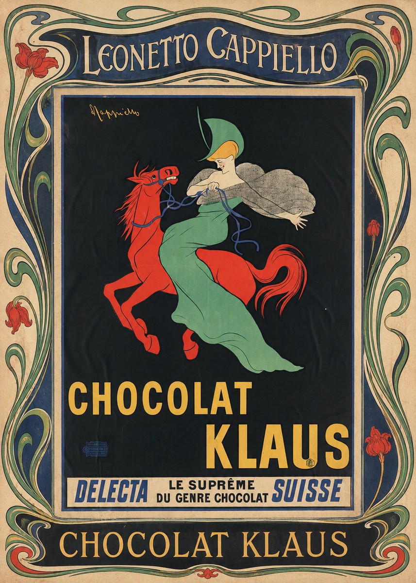 Leonetto Cappiello Chocolat Klaus III No5 - Poszter