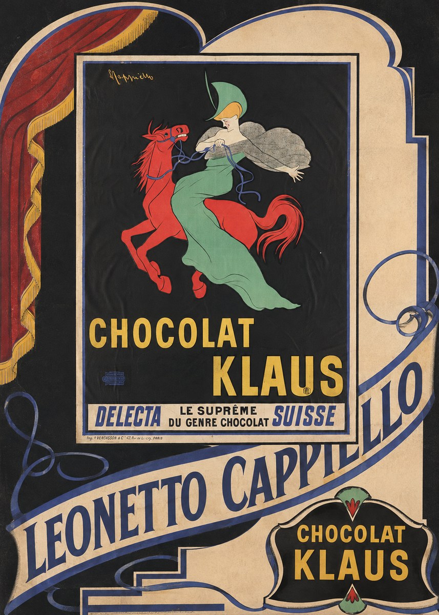Leonetto Cappiello Chocolat Klaus III No6 - Poszter