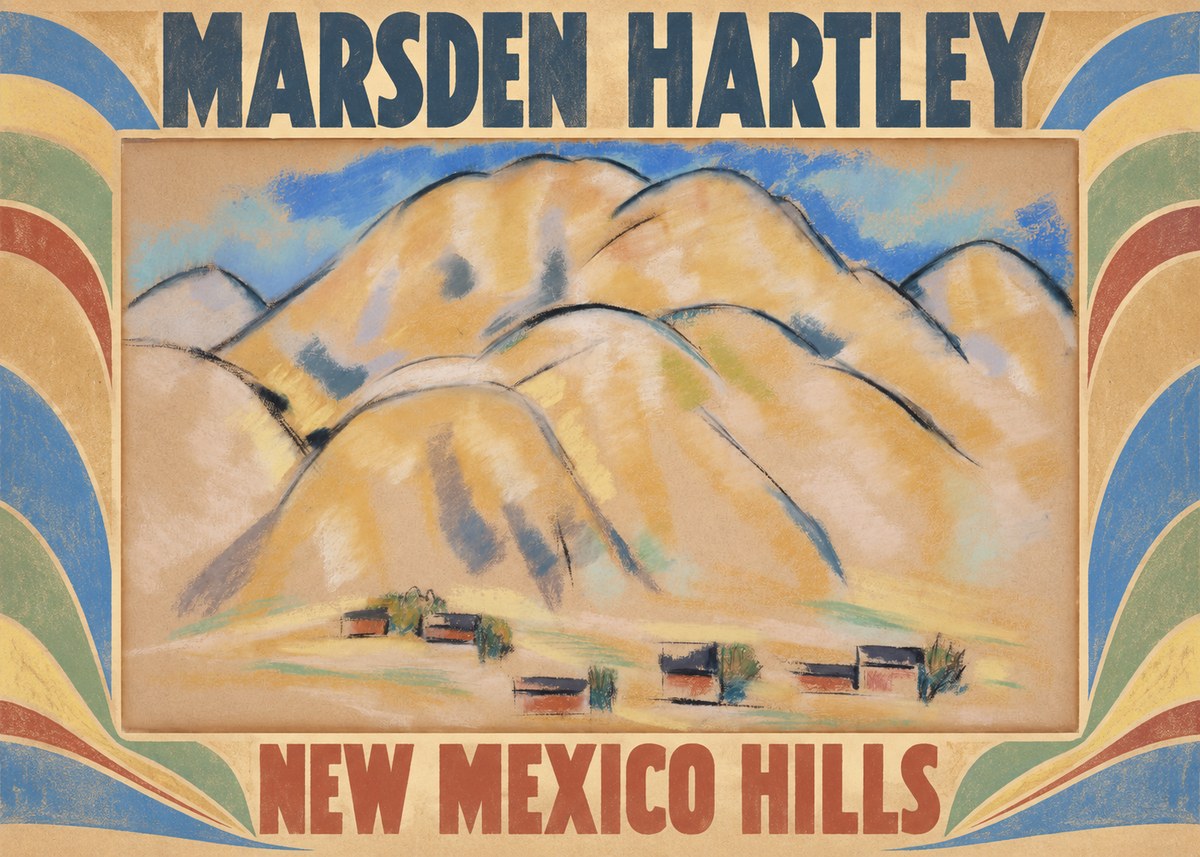 Marsden Hartley New Mexico Hills No5 - Poszter