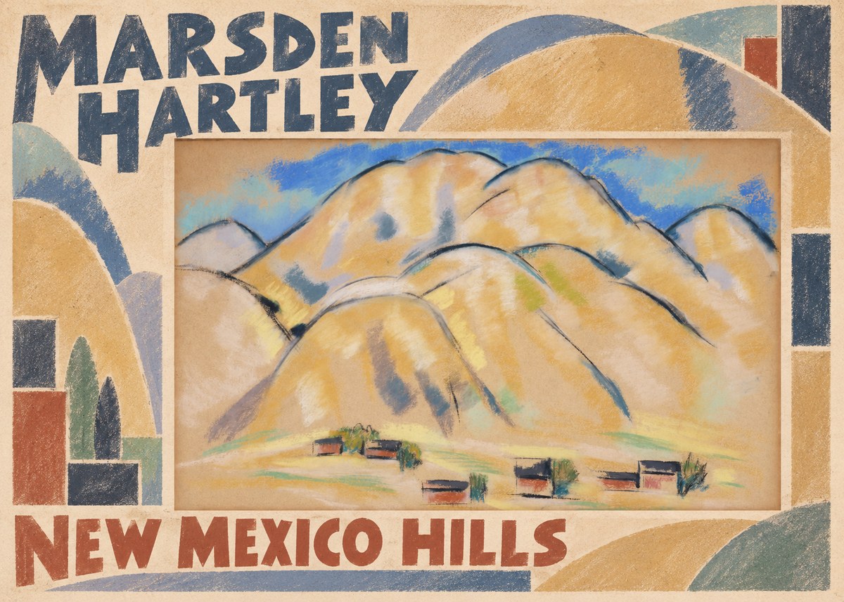 Marsden Hartley New Mexico Hills No6 - Poszter