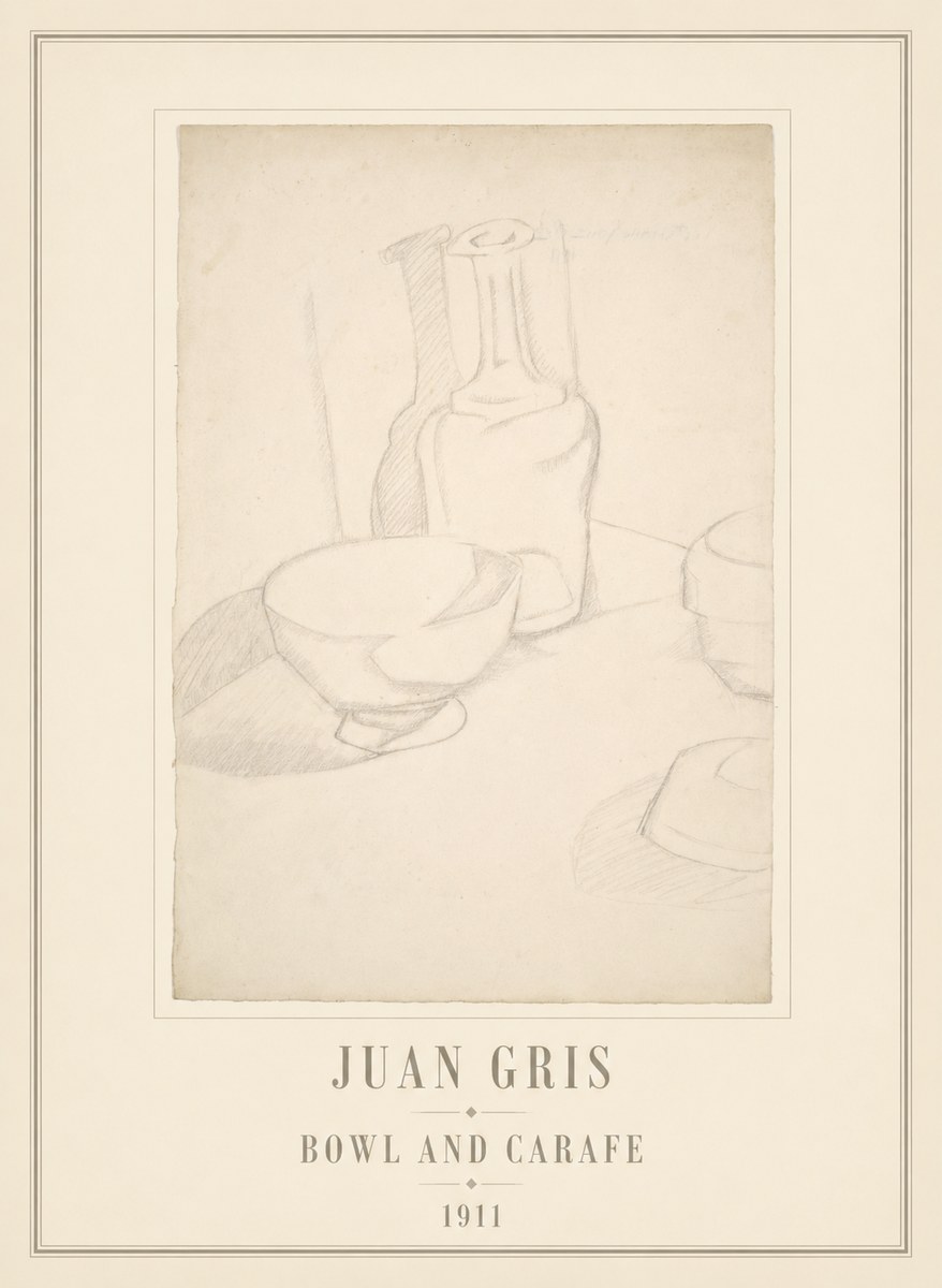 Juan Gris Bowl and Carafe No6 - Poszter