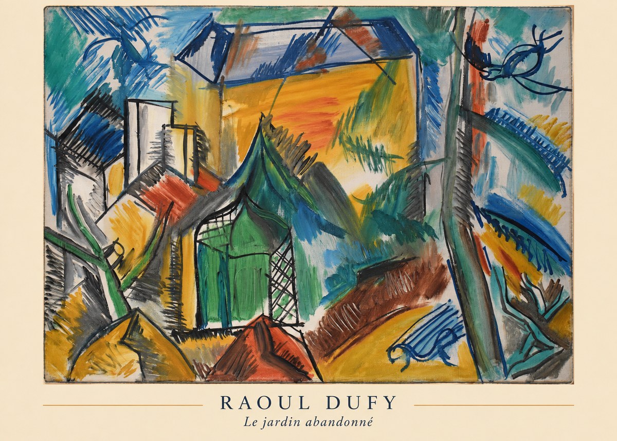 Raoul Dufy Le Jardin Abandonné No4 - Poszter