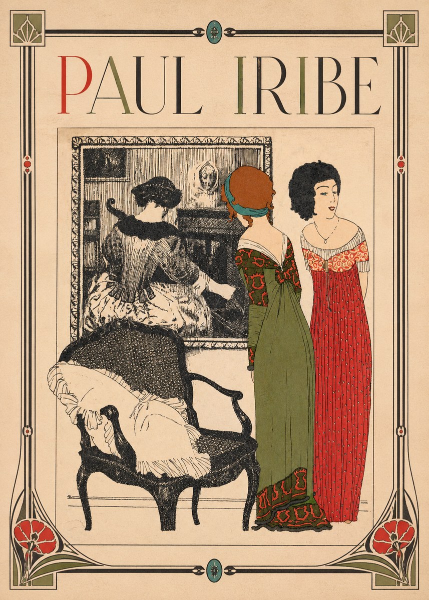 Paul Iribe Fashion Scene No1 - Poszter