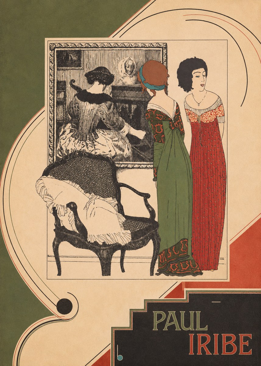 Paul Iribe Fashion Scene No4 - Poszter