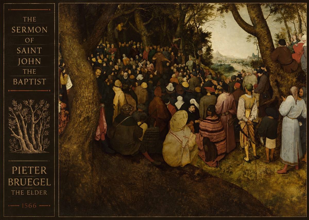 Pieter Bruegel The Sermon of Saint John the Baptist II No3 - Poszter
