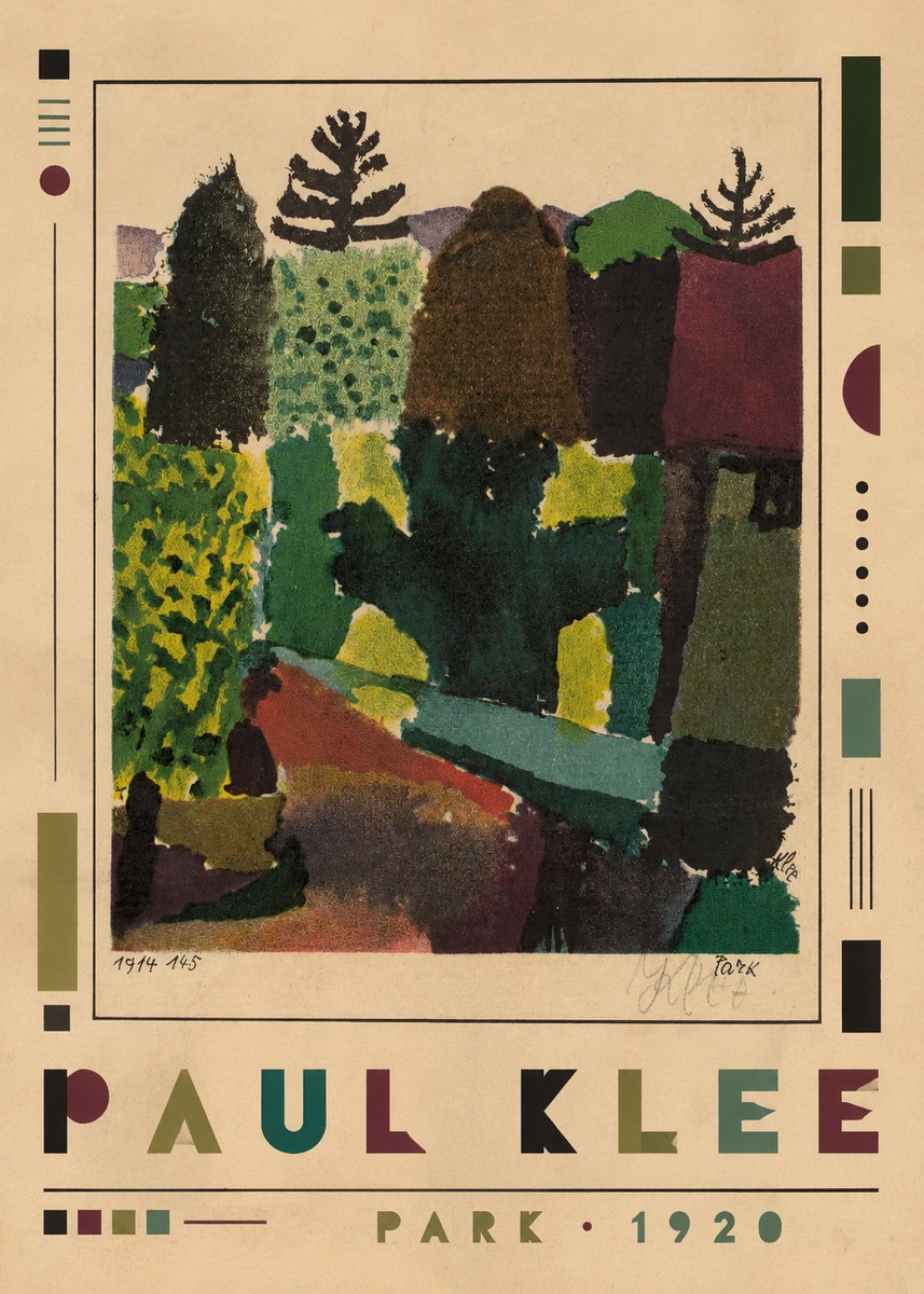 Paul Klee Park II No1 - Poszter